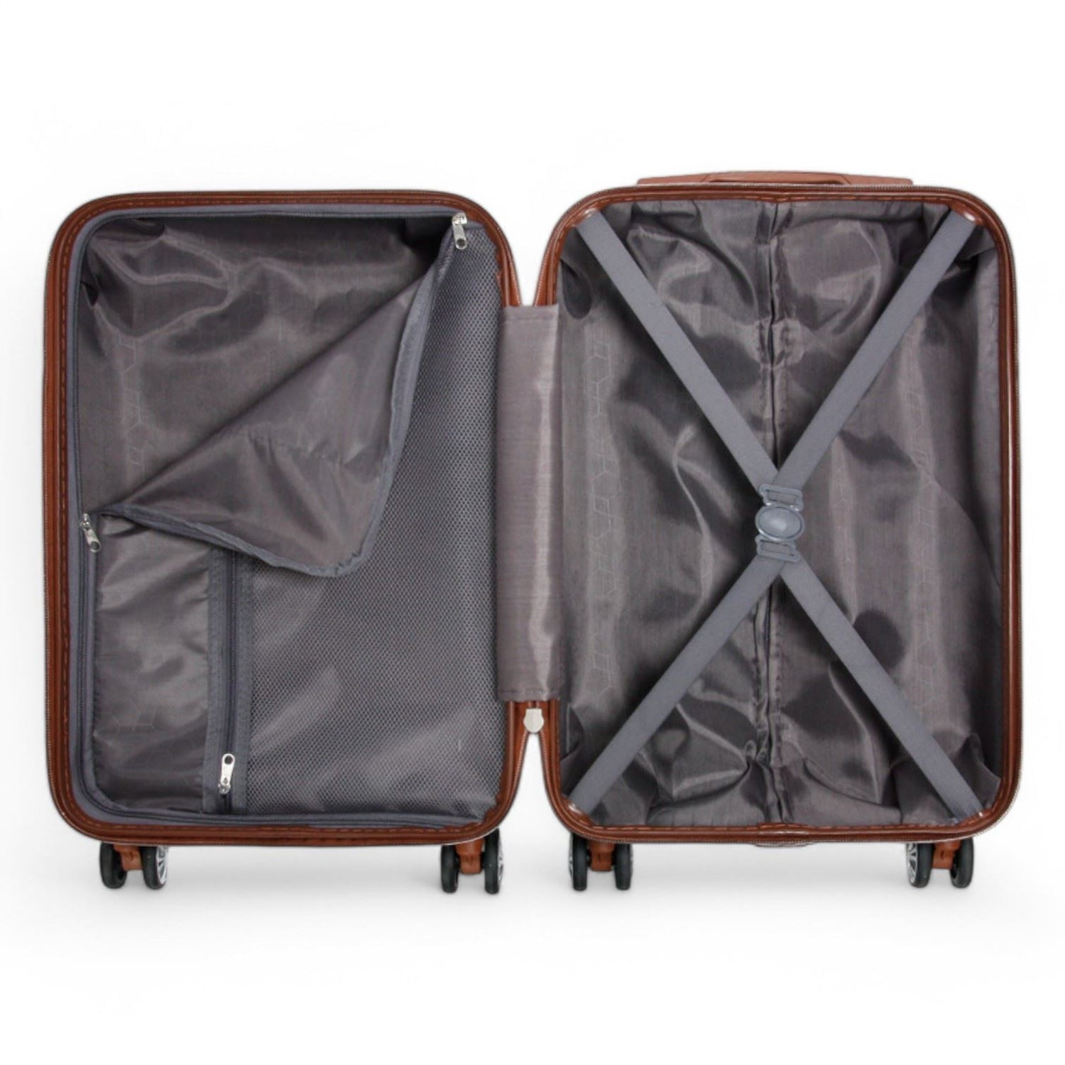 Armidale Cabin Hard Shell Suitcase in Coffee