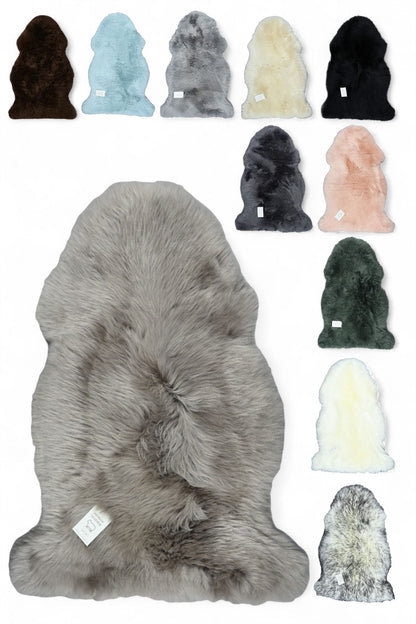 Genuine Sheepskin Natural Silky Soft Fluffy Real Wool Rug
