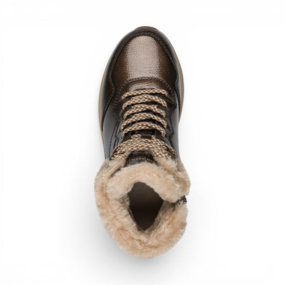 Tamaris Women’s Brown Warm Winter Waterproof Lace-up Ankle Boots - 26278-45