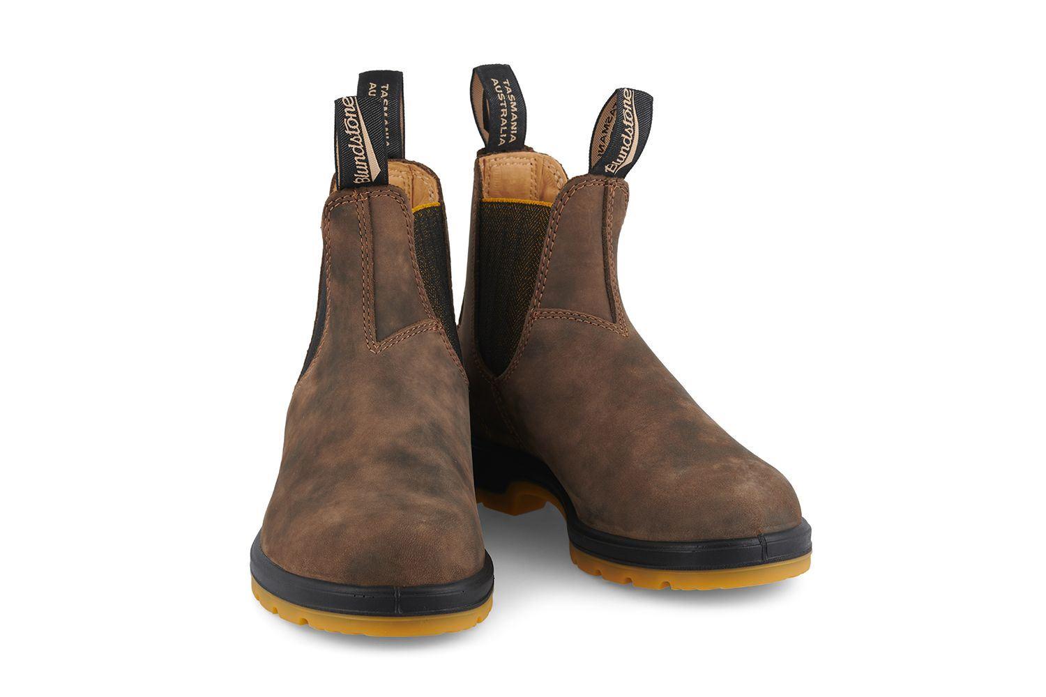 Blundstone 1944 Rustic Brown Mustard Chelsea Boot Upperclass