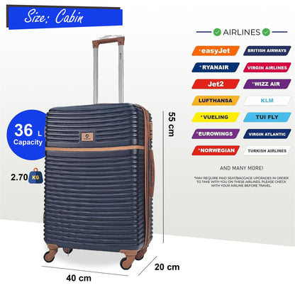 Hardshell Cabin Robust 4 Wheel ABS Luggage Travel Bag