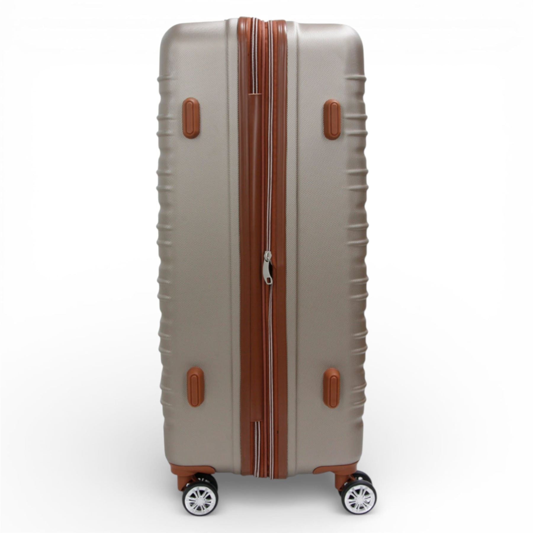 Armidale Set of 3 Hard Shell Suitcase in Champagne