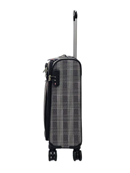 Lightweight Cabin 8 Wheel Luggage Travel Soft Bag