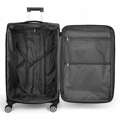 Delta Large Hard Shell Suitcase in Black