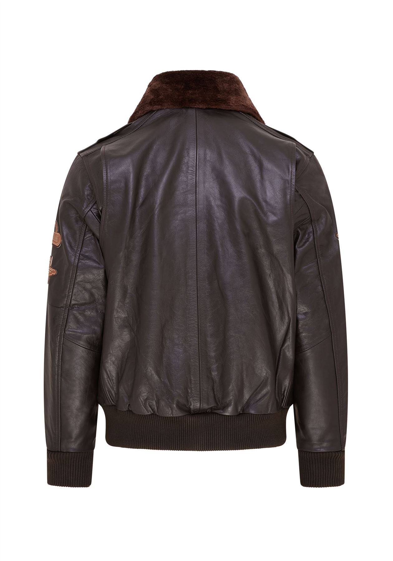 men's air force leather bomber jacket