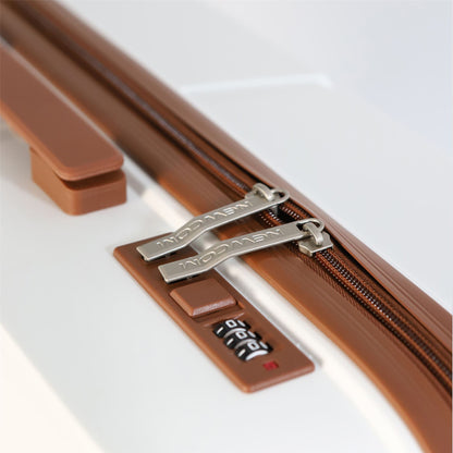 Corowa Large Hard Shell Suitcase in White