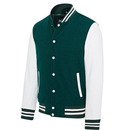 Letterman Baseball Wool Leather Varsity Bomber Jacket - Wallingford