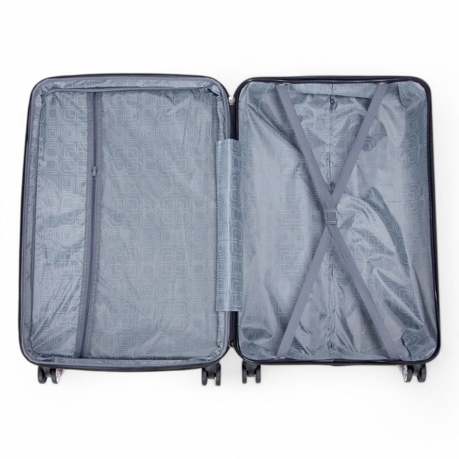 Cooma Large Hard Shell Suitcase London in Black Flower