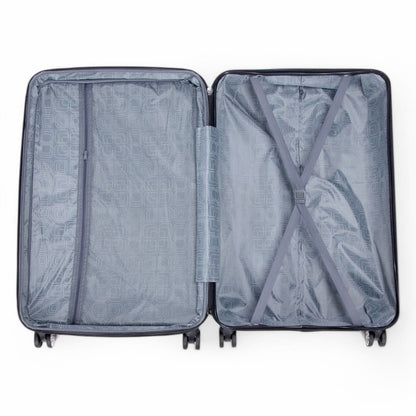 Cooma Large Hard Shell Suitcase London in Black Flower