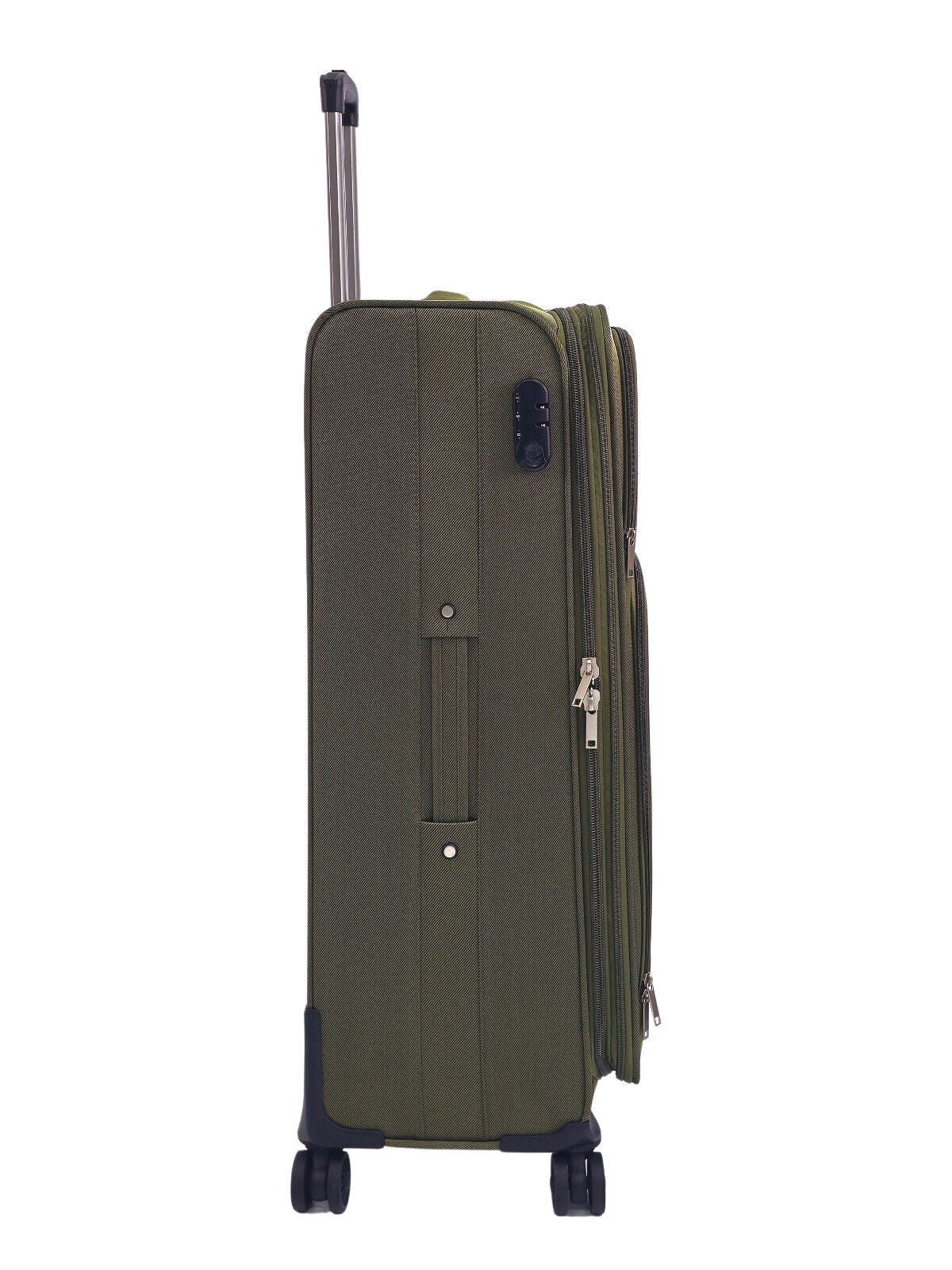 Ashford Large Soft Shell Suitcase in Khaki