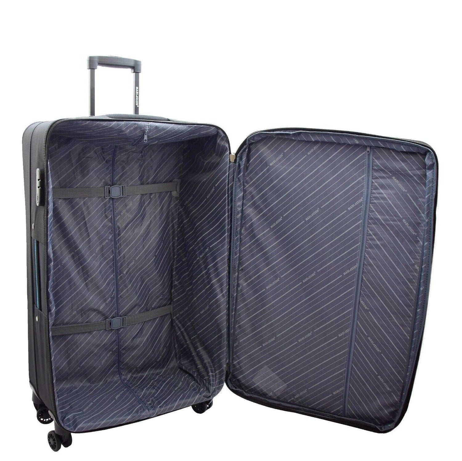 Calera Large Soft Shell Suitcase in Black