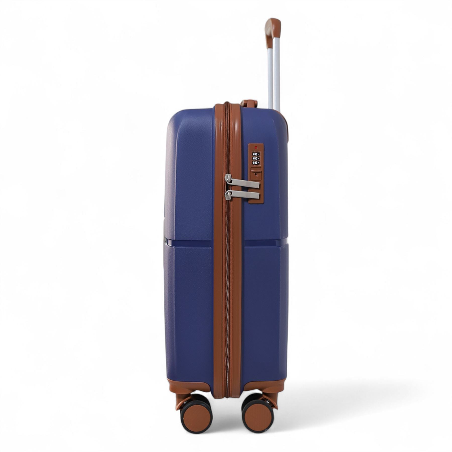 Corowa Large Hard Shell Suitcase in Teal Blue