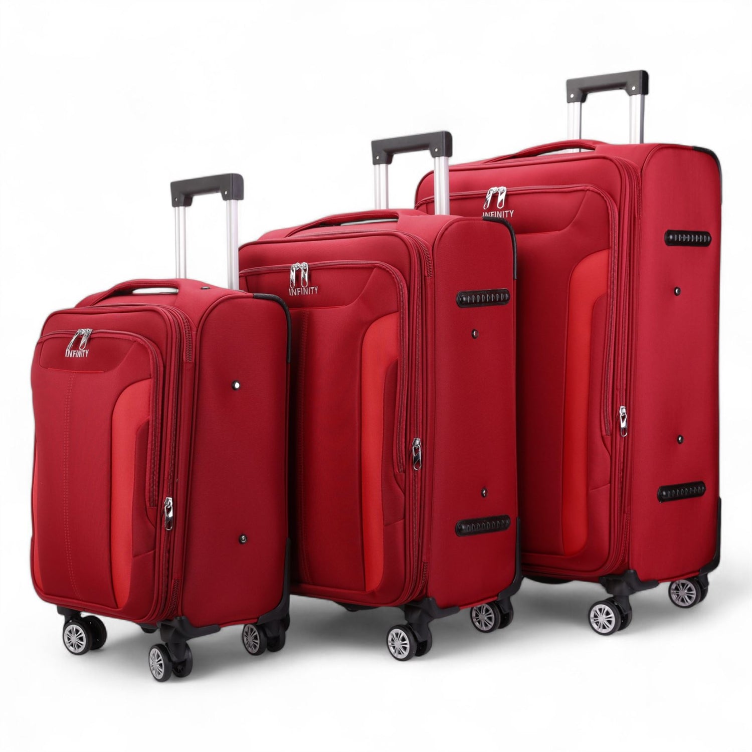 Delta Set of 3 Hard Shell Suitcase in Navy