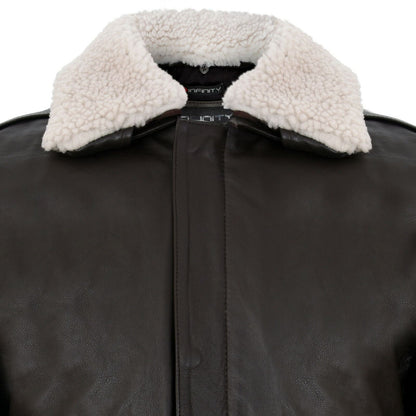 Mens A2 Cowhide Bomber Jacket-Caistor