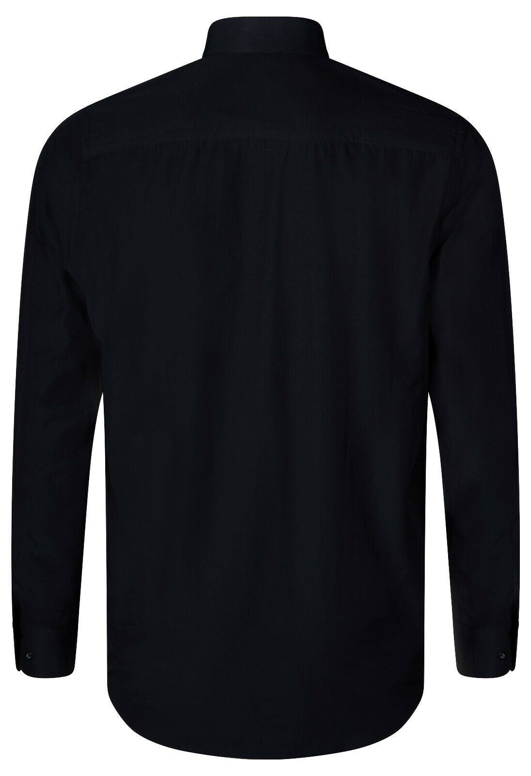 Mens Club Collar Black Shirt 1920s Peaky Blinders With Bar Poplin Pin Smart