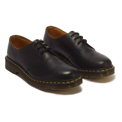 Dr Martens 1461 Black Smooth Leather 3-Eye Oxford Shoes - 11838002