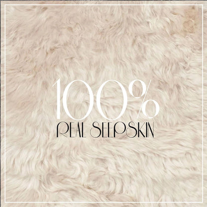 Genuine Sheepskin Quad Natural Fluffy Silky Soft Real Wool Rug