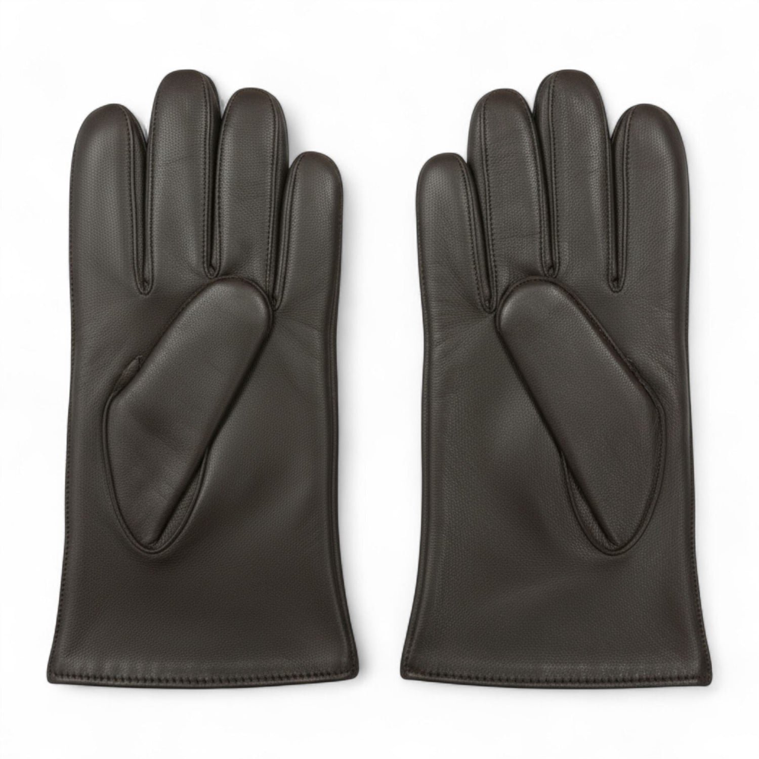Men’s Italian Leather Warm Wool Lining Winter Stich Design Gloves - M-LGV-205