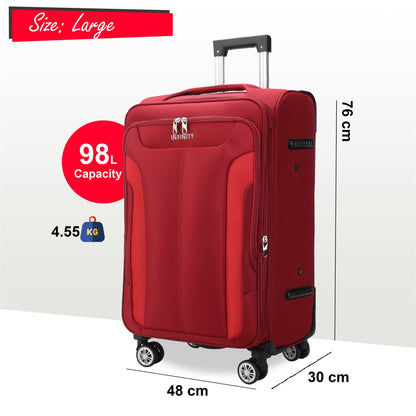 Delta Large Hard Shell Suitcase in Navy