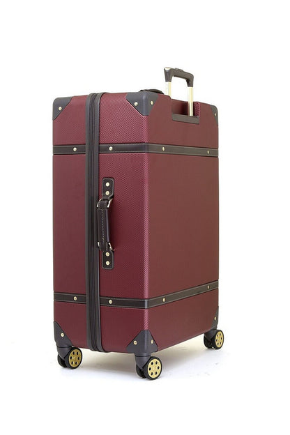 Alexandria Large Hard Shell Suitcase in Burgundy