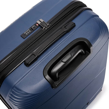 Abiko Set of 3 Hard Shell Suitcase in Navy