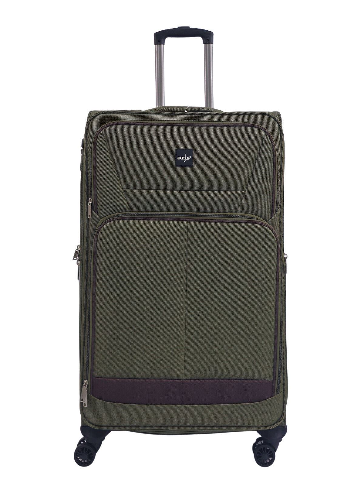 Ashford Large Soft Shell Suitcase in Khaki