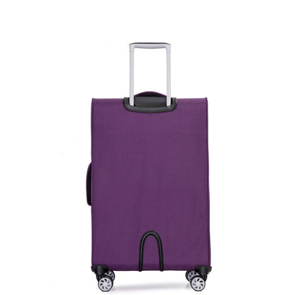 Lightweight  Soft Suitcases 4 Wheel Luggage Travel Bag