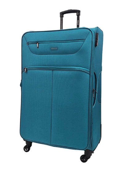 Baileyton Extra Large Soft Shell Suitcase in Teal
