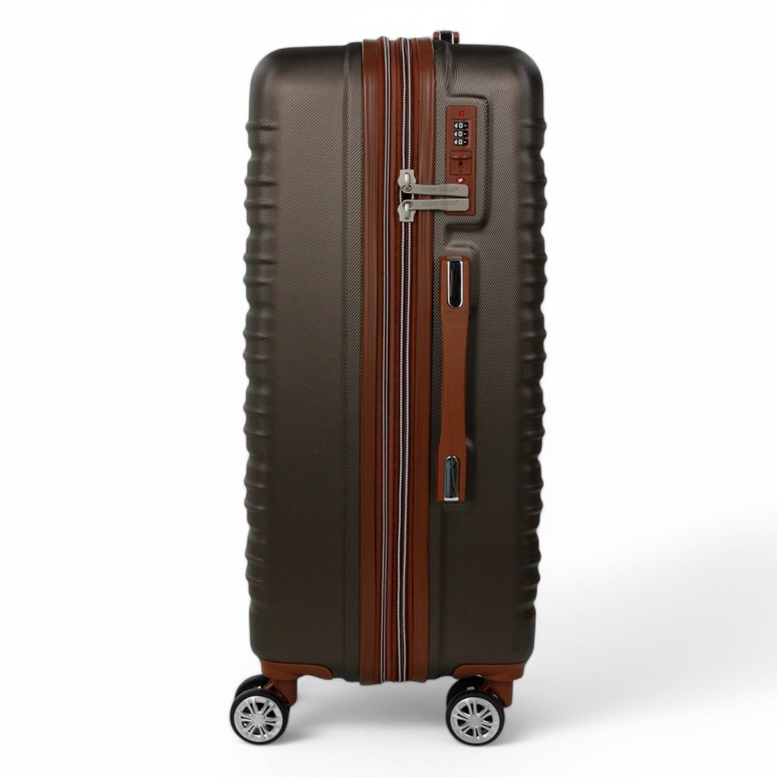 Armidale Medium Hard Shell Suitcase in Coffee