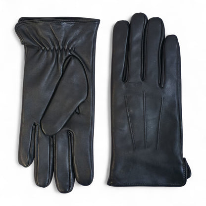 Men’s Italian Leather Warm Wool Lining Winter Gloves - M-LGV-305