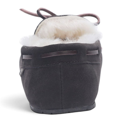 Men’s Brown Genuine Sheepskin Moccasin Winter Slippers - Flint
