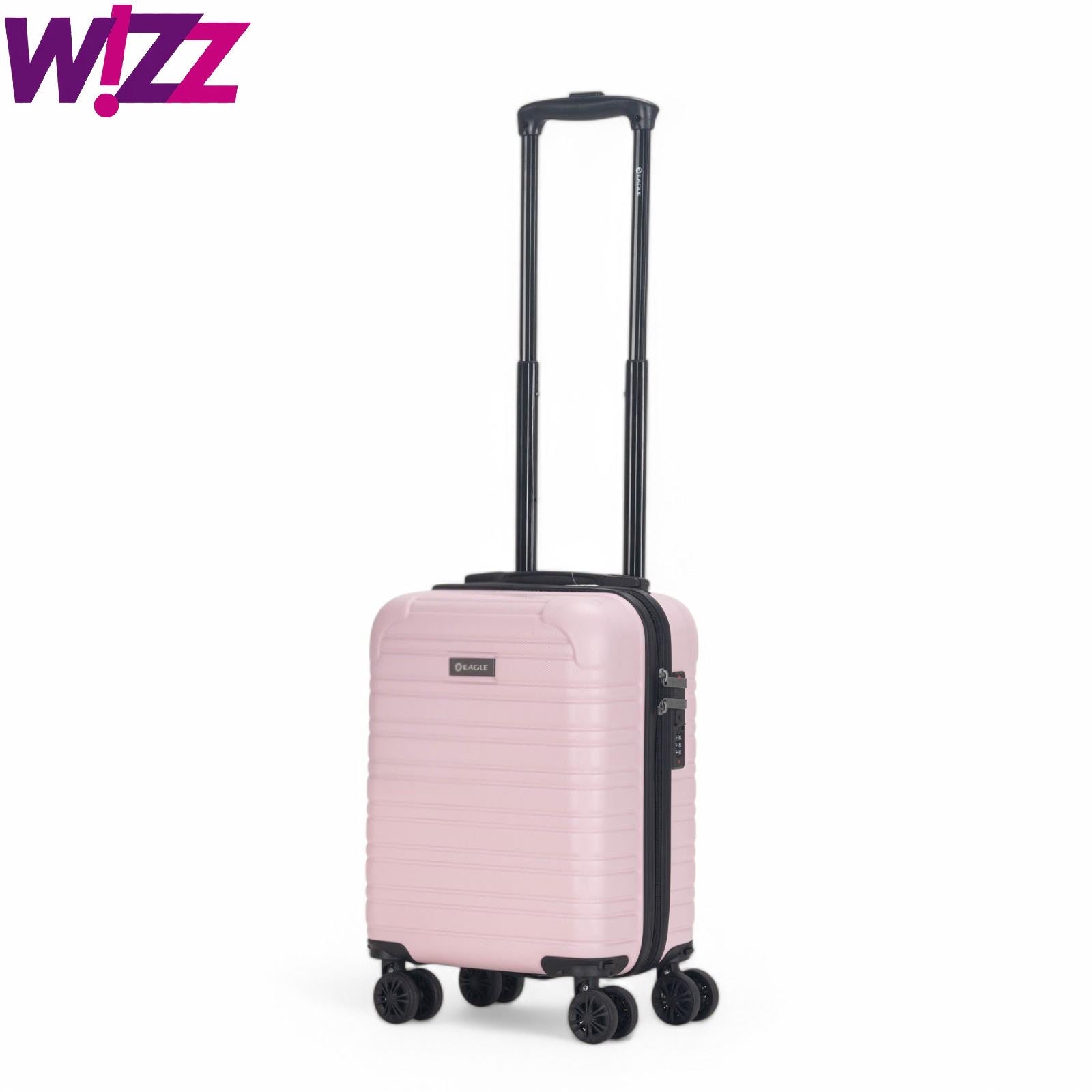 Koga Underseat Hard Shell Suitcase in Pink