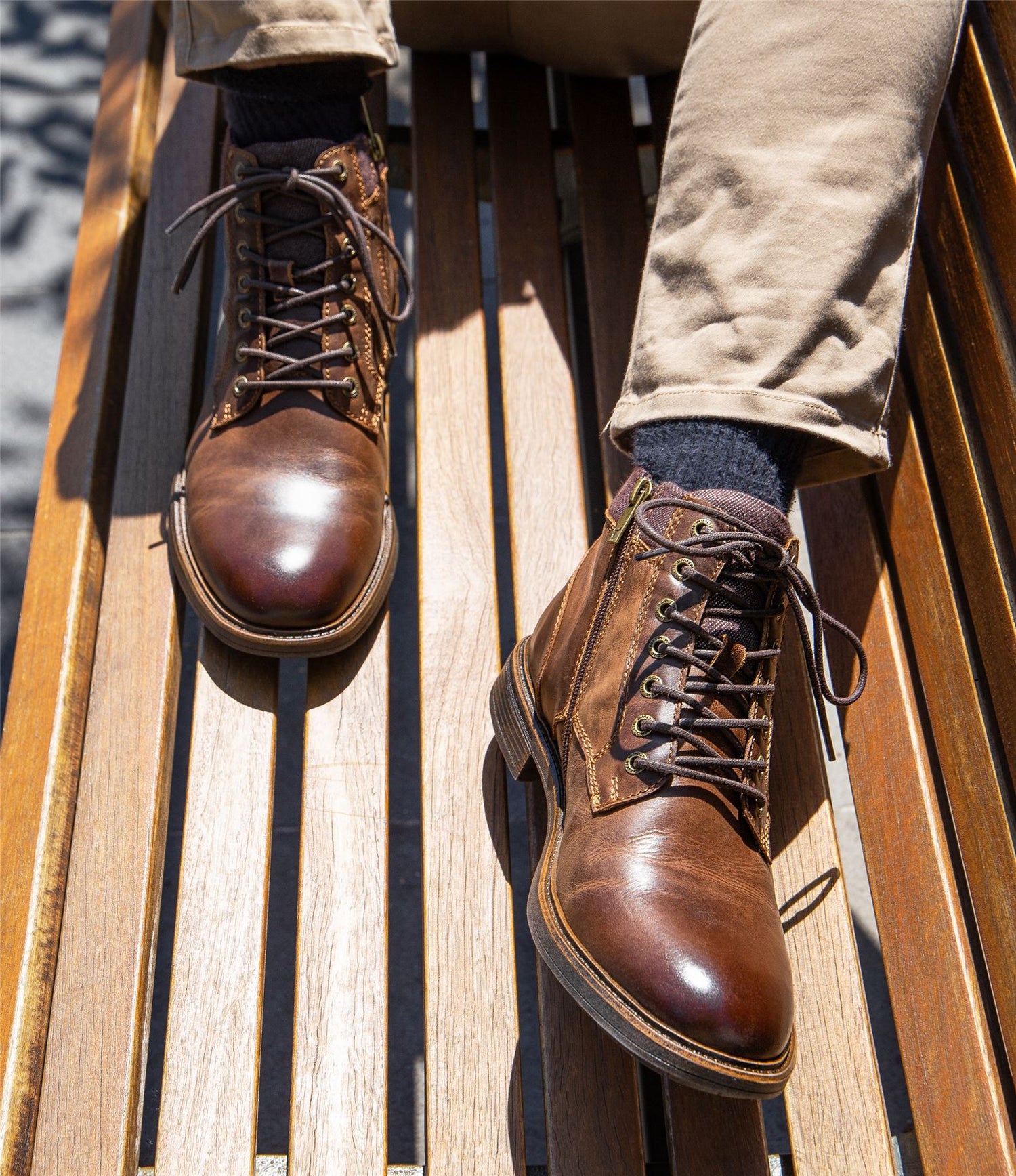 Windsorsmith Brown Leather Casual Chelsea Boots - Beau