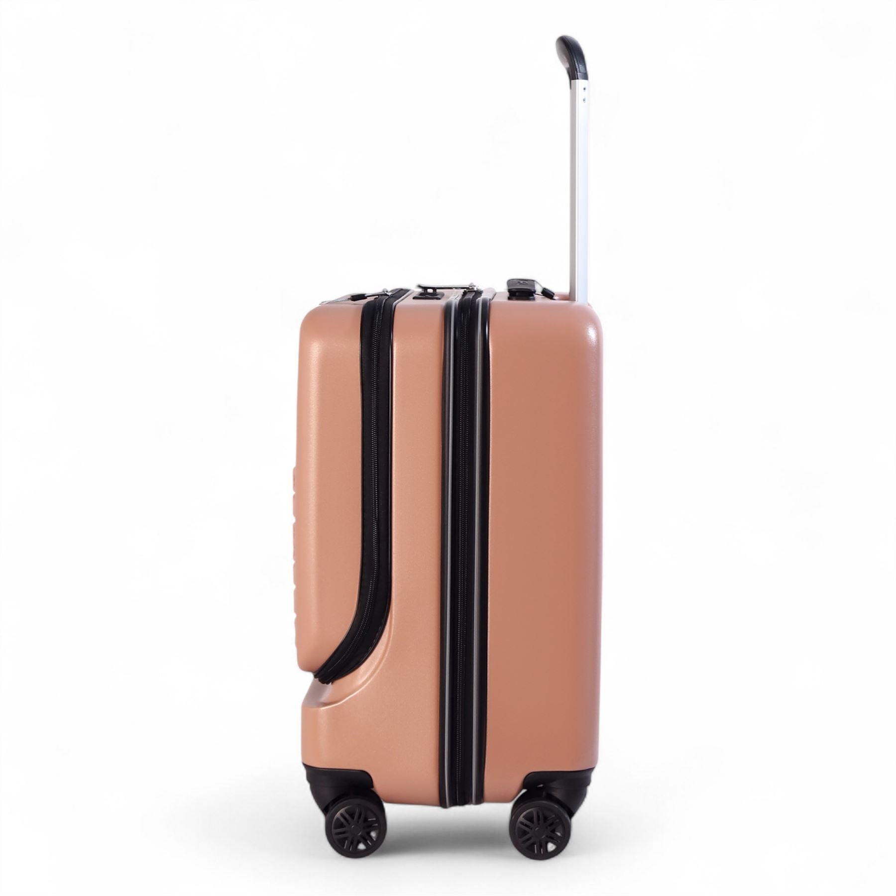 Durable EasyJet Ryanair 39 x 26 x 51.5 cm Pink Front Open Cabin Luggage Travel Suitcase