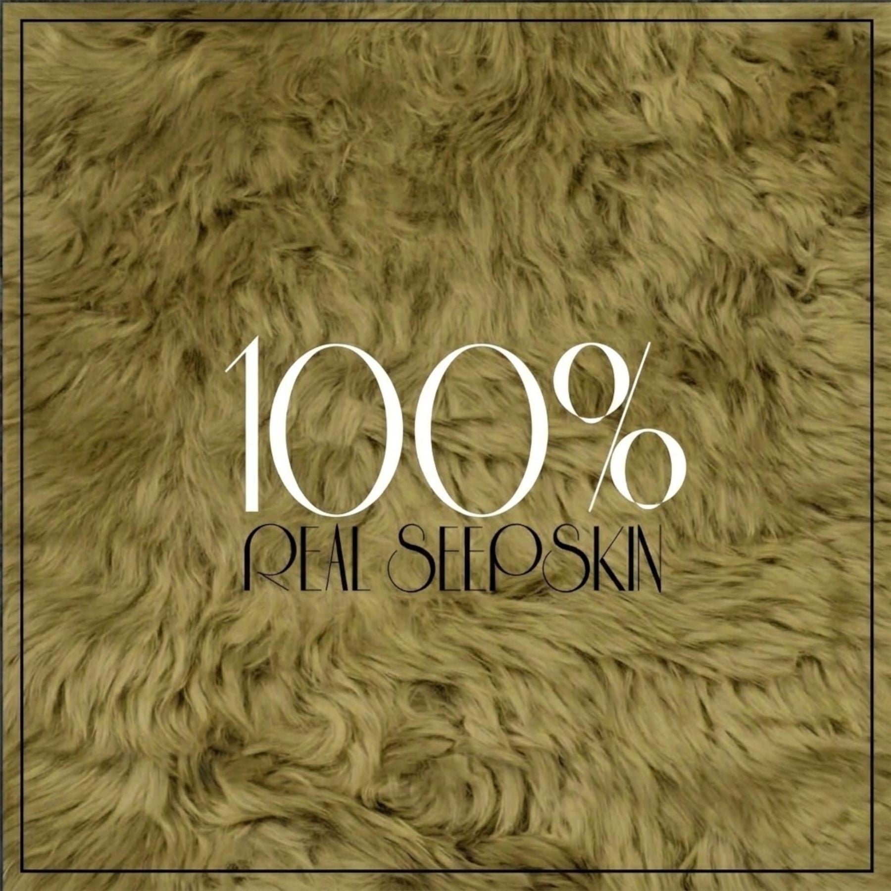 Genuine Sheepskin Natural Silky Soft Fluffy Real Wool Rug