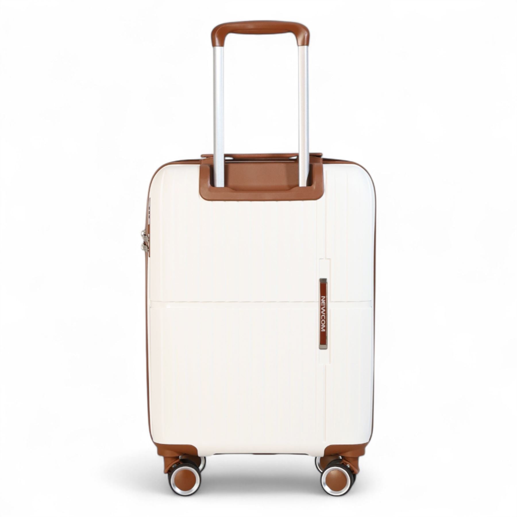 Corowa Large Hard Shell Suitcase in White
