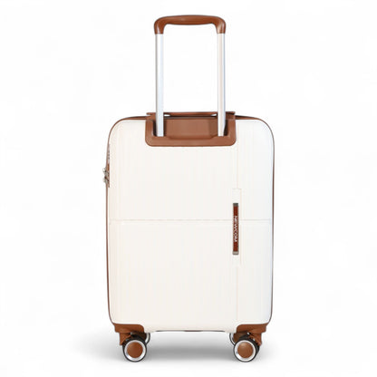 Corowa Large Hard Shell Suitcase in White