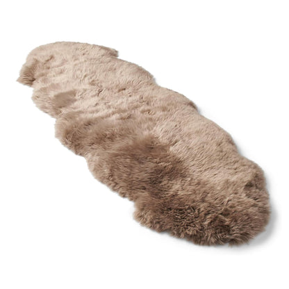 Genuine Sheepskin Double Natural Fluffy Silky Soft Real Wool Rug