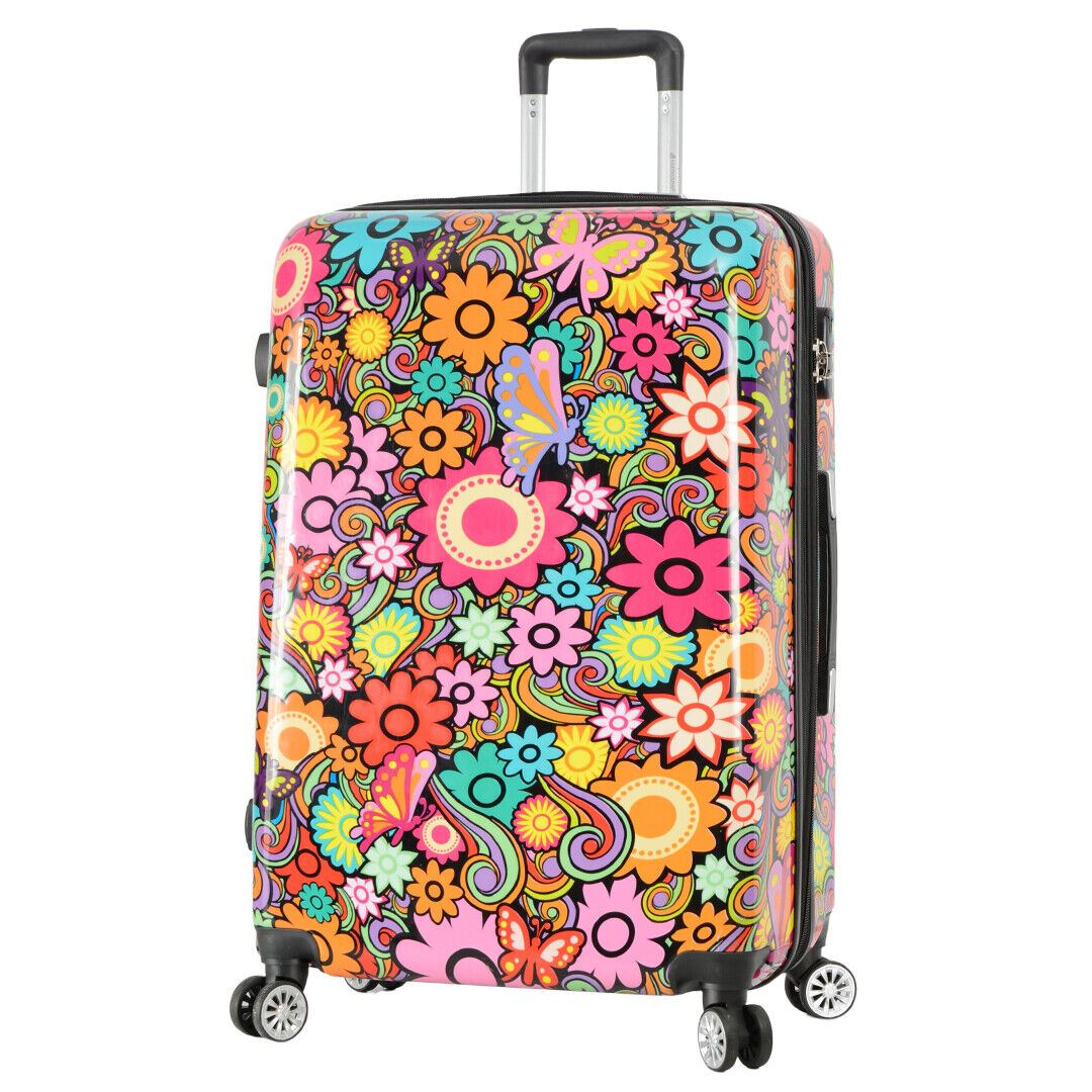 Chelsea Large Hard Shell Suitcase in Flower