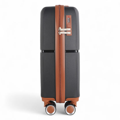 Corowa Large Hard Shell Suitcase in Black