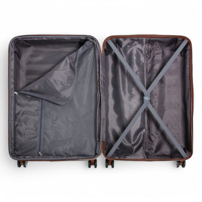 Armidale Large Hard Shell Suitcase in Coffee