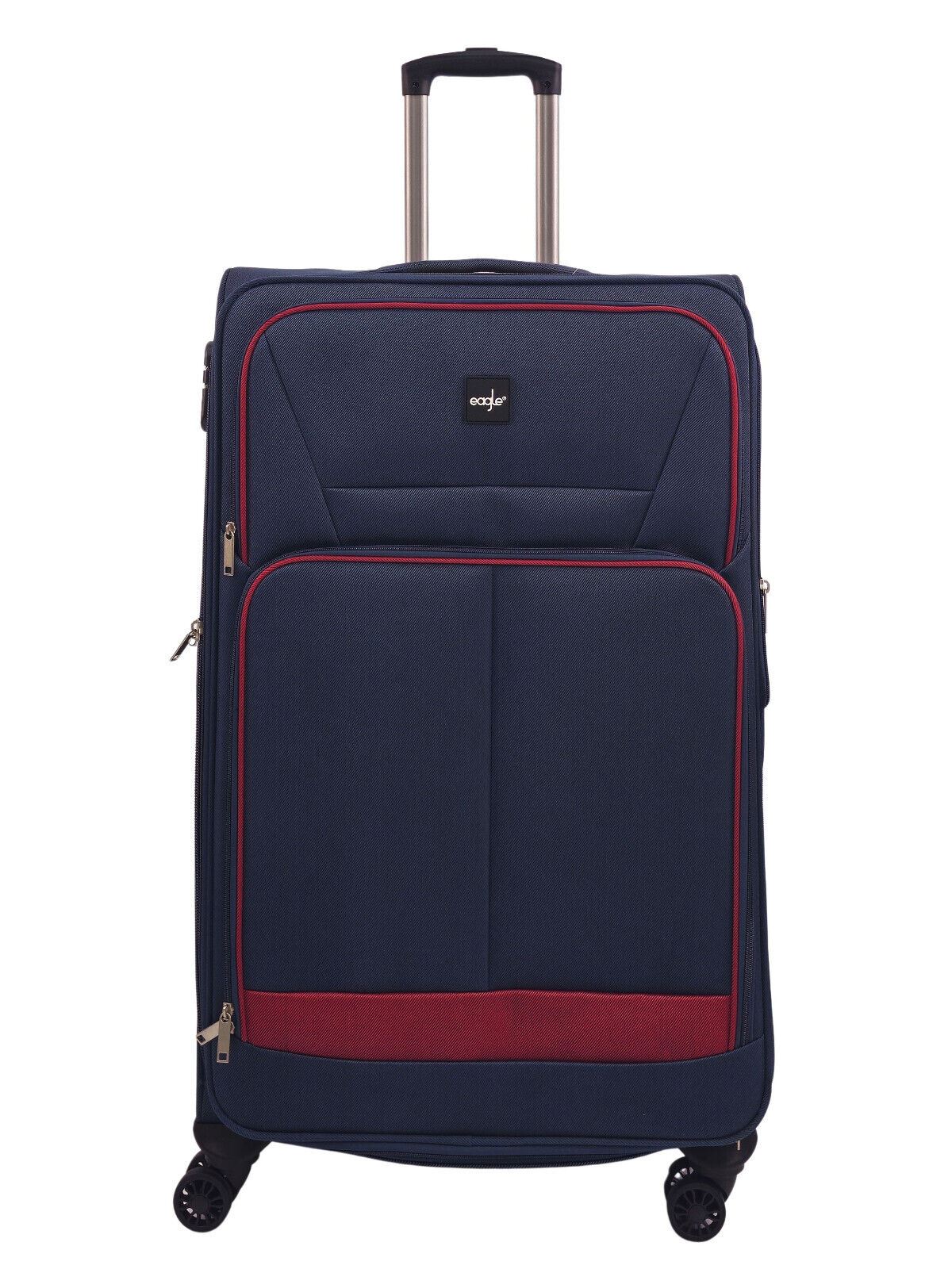 Ashford Large Soft Shell Suitcase in Navy