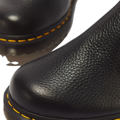 Dr Martens 2976 Leonore II Black Fur Lined Chelsea Boots - 41416001