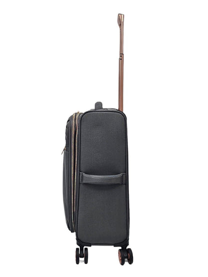 Birmingham Cabin Soft Shell Suitcase in Grey