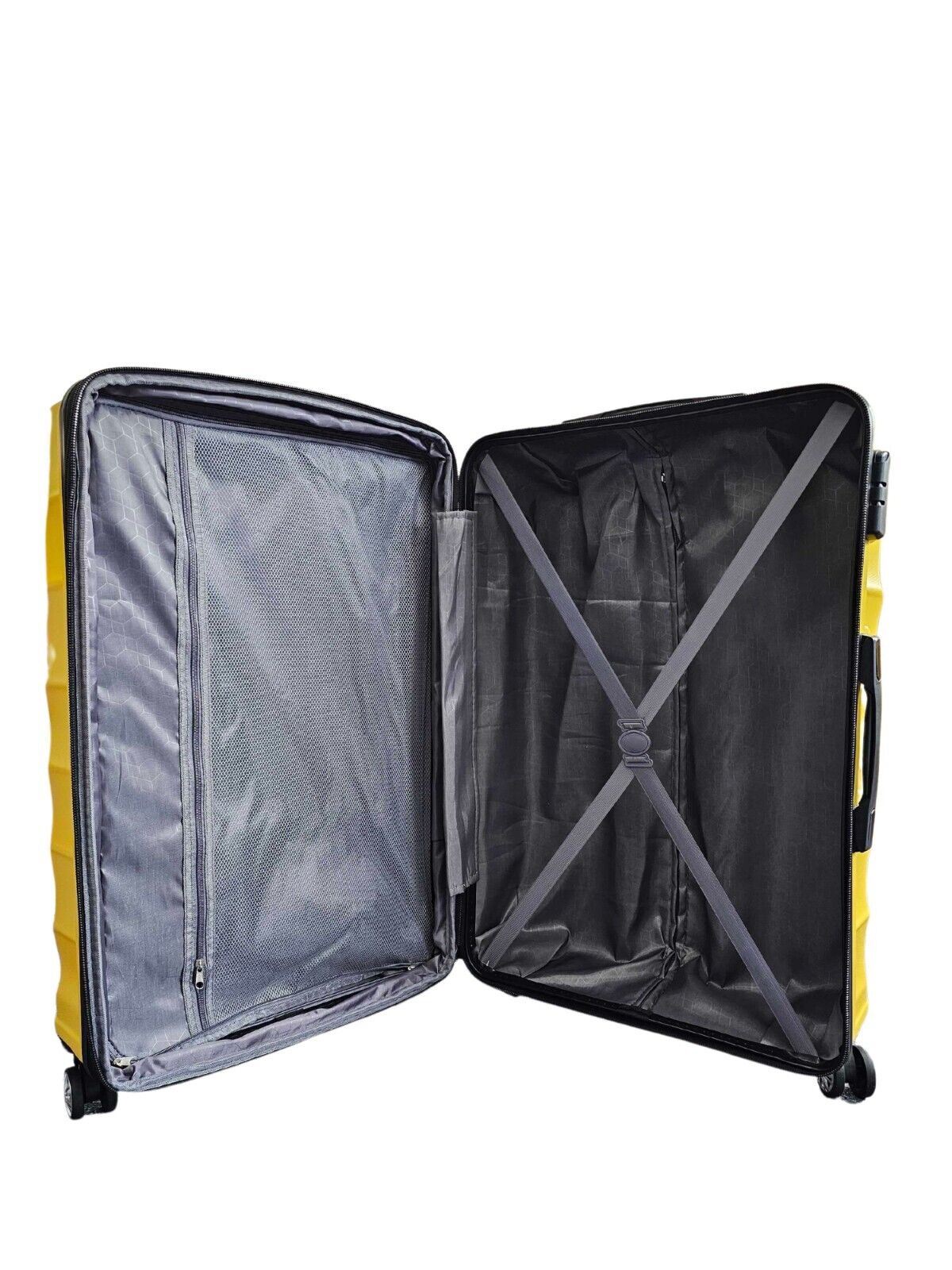 Chatom Large Hard Shell Suitcase in Yellow