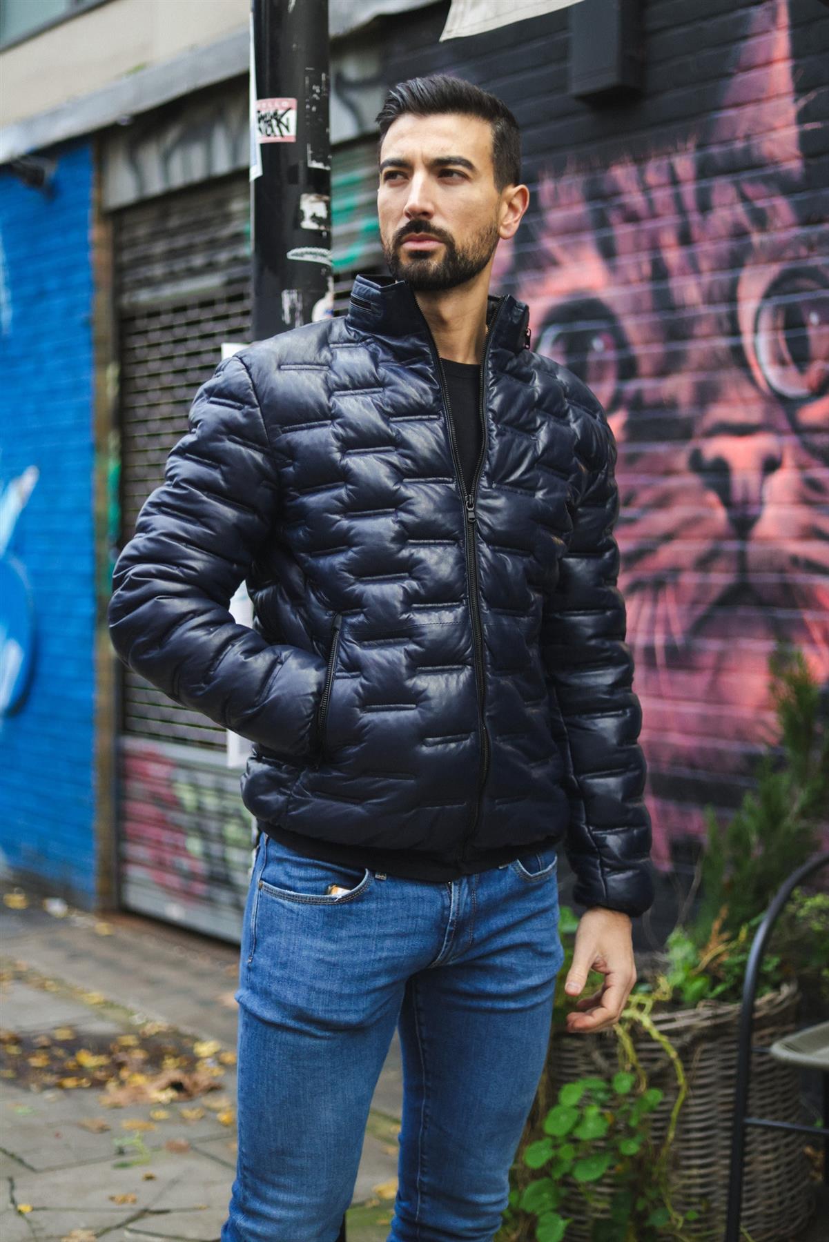 Bomber padded jacket orders