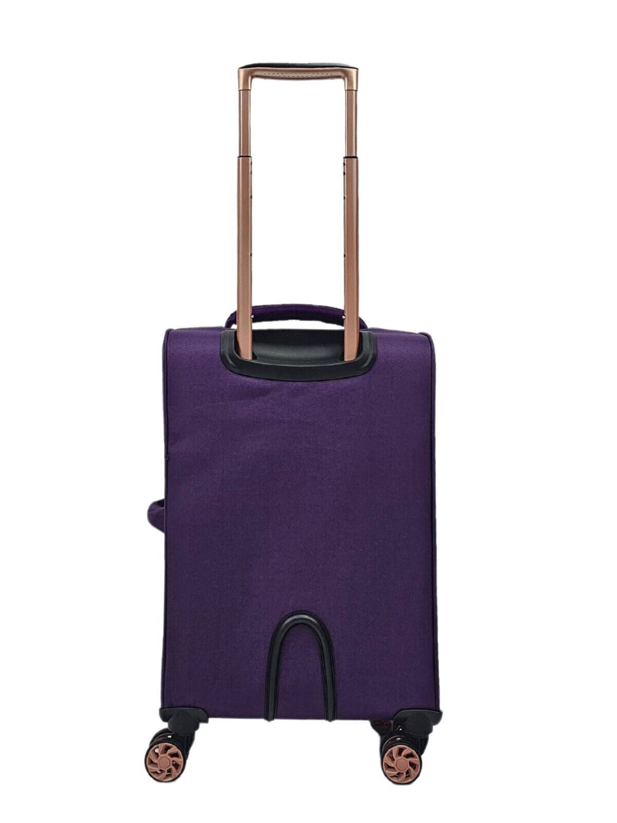 Birmingham Cabin Soft Shell Suitcase in Purple