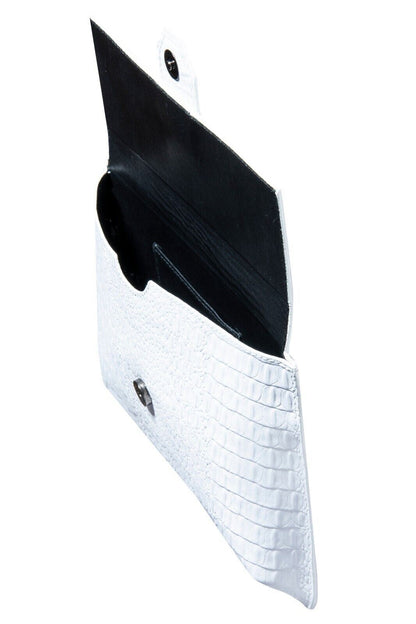 Womens Leather Clutch Cross Body Shoulder Printed Cowhide Bag