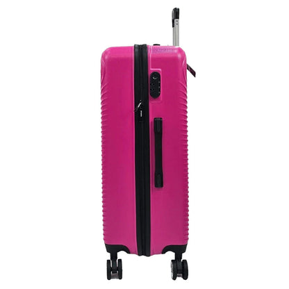 Brookside Extra Large Hard Shell Suitcase in Fuschia