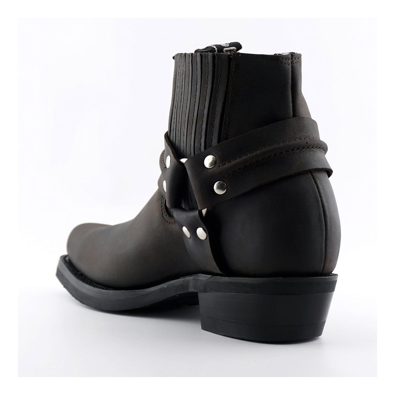 Grinders Unisex Brown Western Leather Boots-Renegade Lo